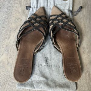 Brunello Cucinelli Flat Mules